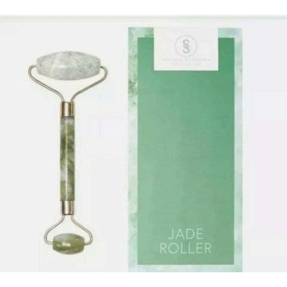 Sherrie Matthews Acupuncture Jade Roller Facial Massage Tool New‎ in Box
